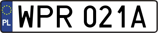 WPR021A