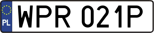 WPR021P