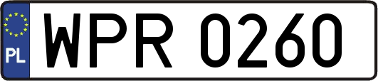 WPR0260
