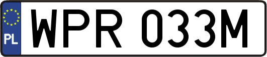 WPR033M