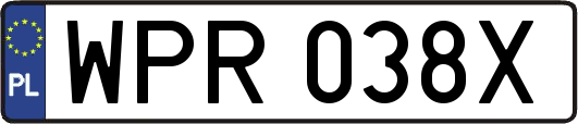 WPR038X