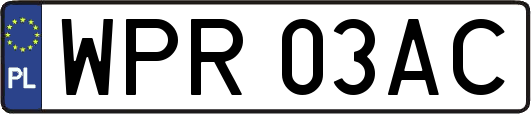 WPR03AC