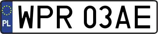 WPR03AE