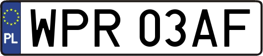 WPR03AF