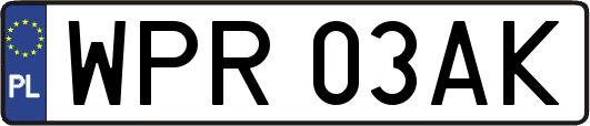WPR03AK