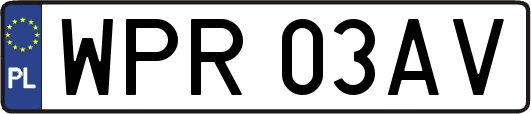 WPR03AV