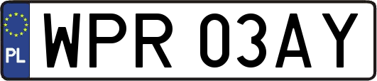WPR03AY