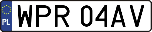 WPR04AV