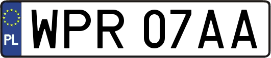 WPR07AA