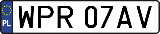 WPR07AV