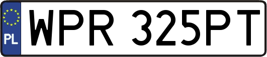 WPR325PT