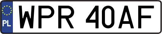 WPR40AF
