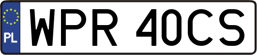 WPR40CS