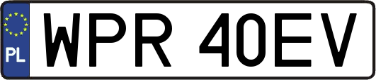 WPR40EV
