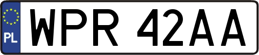 WPR42AA