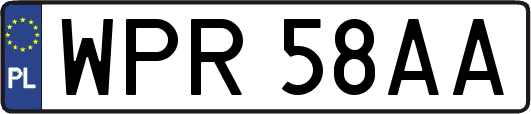 WPR58AA