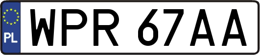 WPR67AA