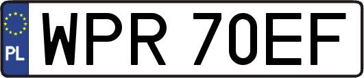 WPR70EF