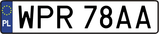 WPR78AA