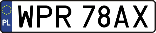 WPR78AX