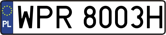 WPR8003H