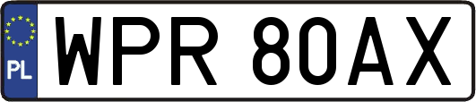 WPR80AX