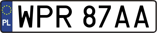 WPR87AA