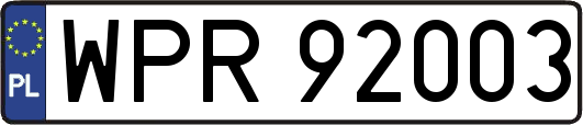 WPR92003