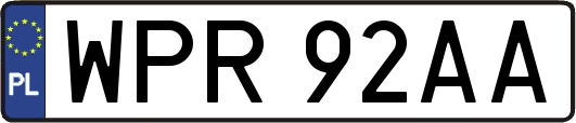 WPR92AA