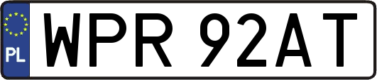 WPR92AT