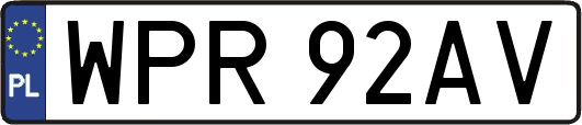 WPR92AV