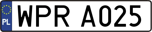 WPRA025