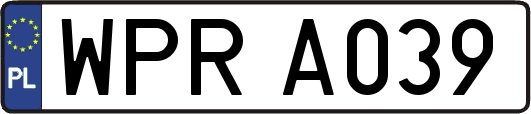 WPRA039