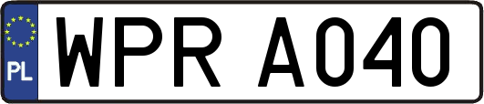 WPRA040