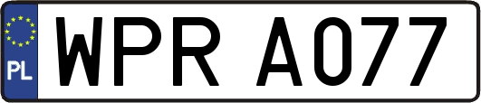 WPRA077