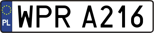 WPRA216