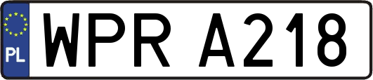 WPRA218