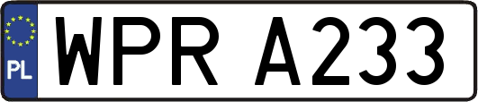 WPRA233