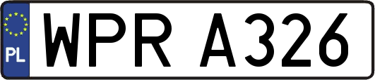 WPRA326