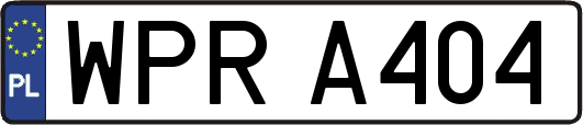 WPRA404
