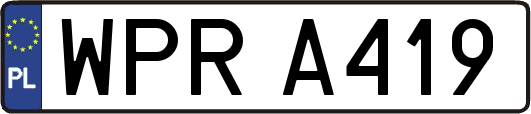 WPRA419