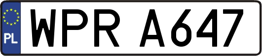 WPRA647