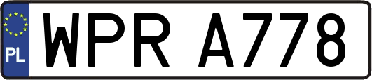 WPRA778