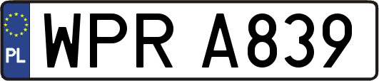 WPRA839