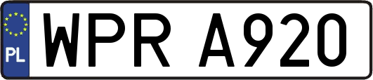 WPRA920