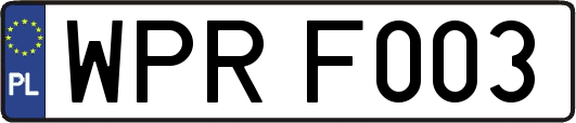 WPRF003