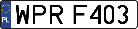 WPRF403