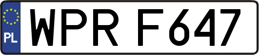 WPRF647