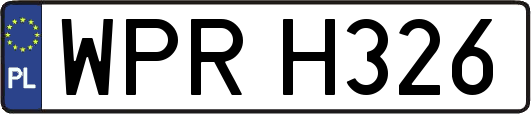 WPRH326