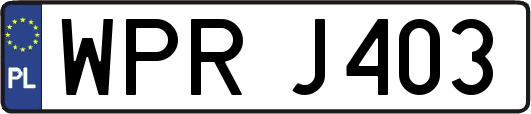 WPRJ403
